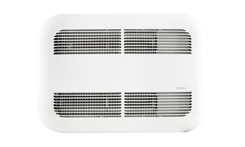 Air curtain ceiling fan heater | SK | Heat from overhead | Stelpro